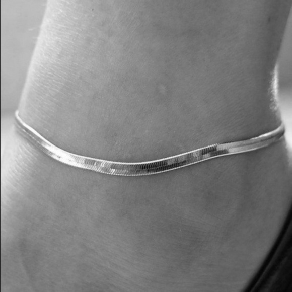 Herringbone Anklet - Picture 2 of 2